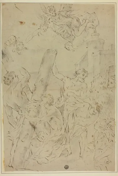 Saint Andrew Adoring the Cross