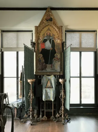 Saint Anthony Abbot with Four Angels