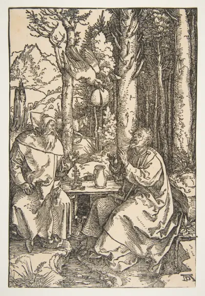 Saint Anthony and Saint Paul in the Desert