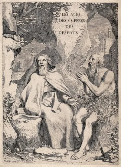 Saint Antony the Great and Saint Paul the Hermit