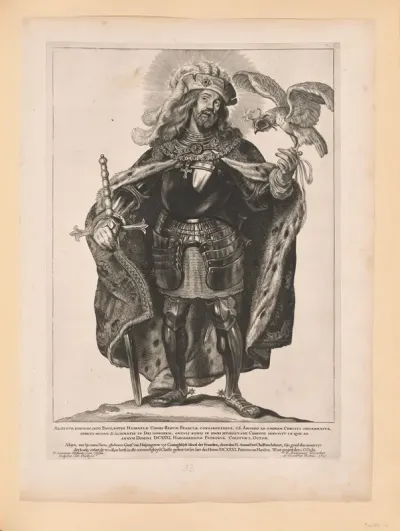 Saint Bavo, from Saints of the North and South Netherlands