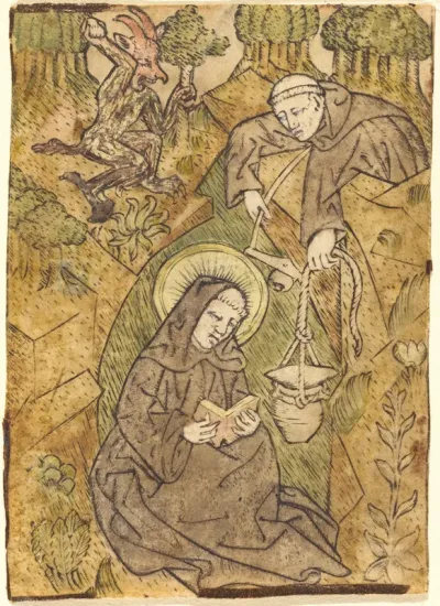 Saint Benedict and the Monk Romanus