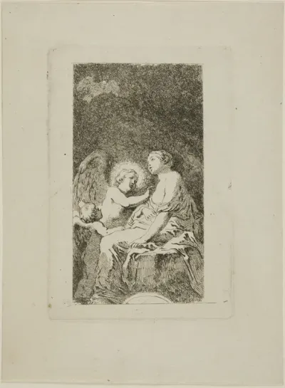 Saint Catherine of Alexandria Cured by an Angel