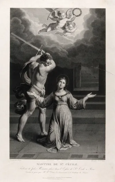 Saint Cecilia: her martyrdom
