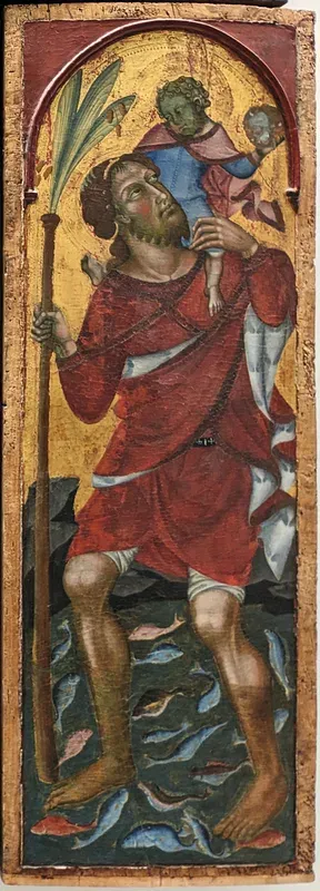 Saint Christophe (retable de la Trinité)