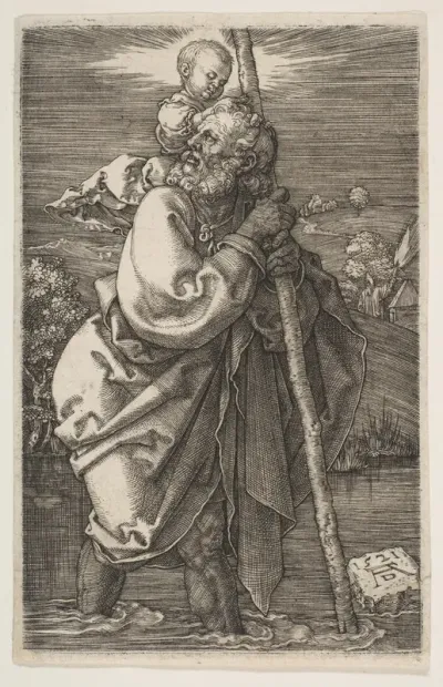 Saint Christopher Facing Left