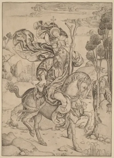 Saint Christopher on Horseback