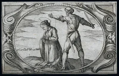 Saint Cyrilla: her martyrdom