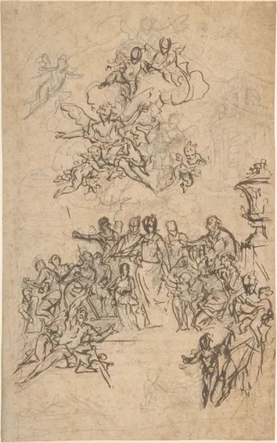 Saint Elisabeth of Portugal Giving Alms to the Poor