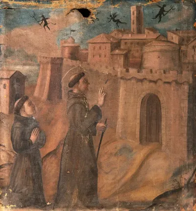 Saint Francis expelling the devils