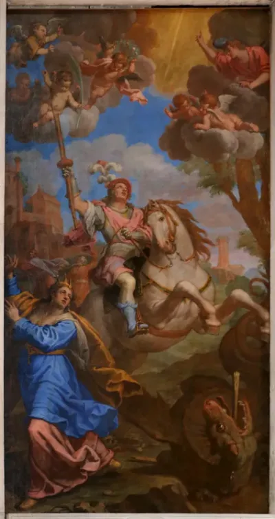 Saint George and the dragon