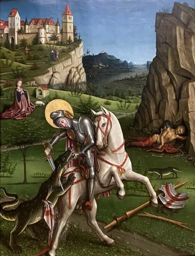 Saint George and the dragon