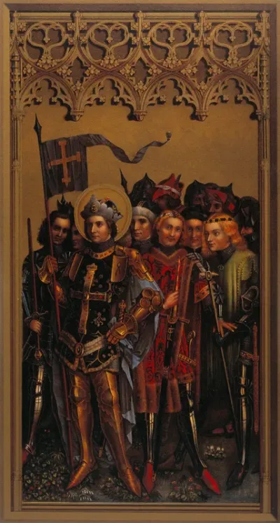 Saint Gereon with his warriors