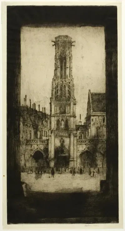 Saint Germain l'Auxerrois, plate two from the Paris Set