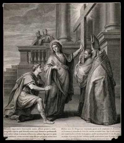 Saint Helen. Engraving by N.H. Tardieu after Sir P.P. Rubens