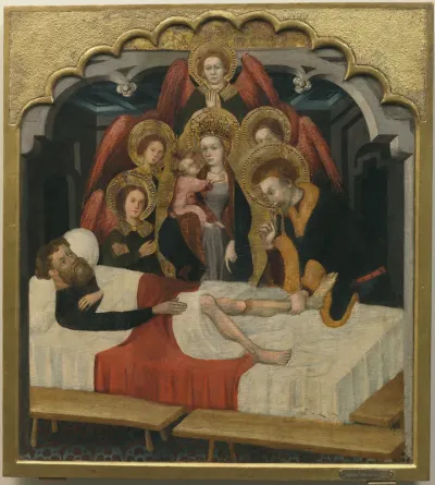 Saint Hippolyte cures the Leg of the Oxherd Peter