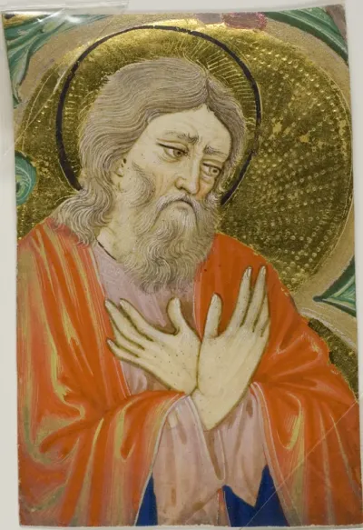 Saint in a Historiated Initial from a Choirbook