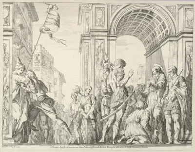 Saint James Cures a Blind Man, from "The Story of Saints James and Christopher in the Eremitani Chapel"