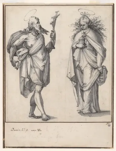 Saint Jerome and Mary Magdalene