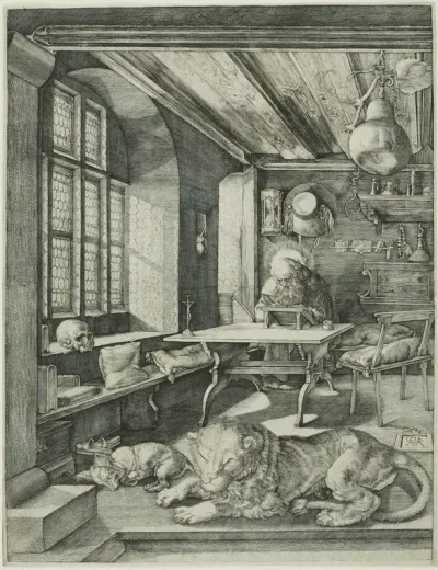 Saint Jerome in His Study