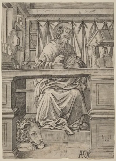 Saint Jerome in His Study