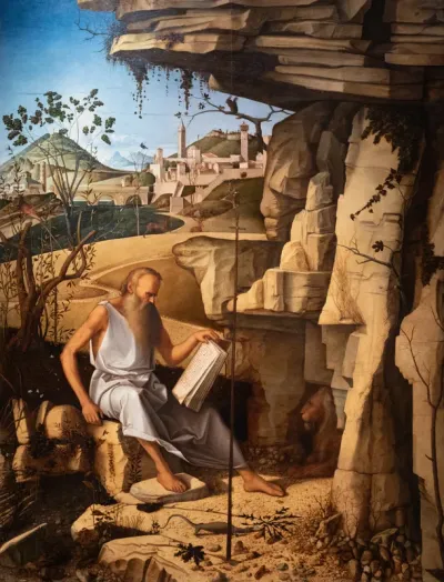 Saint Jerome in the Desert by Giovanni Bellini