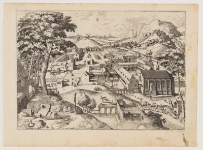 Saint Jerome in the Desert, from Landscapes with Biblical Subjects and Saints