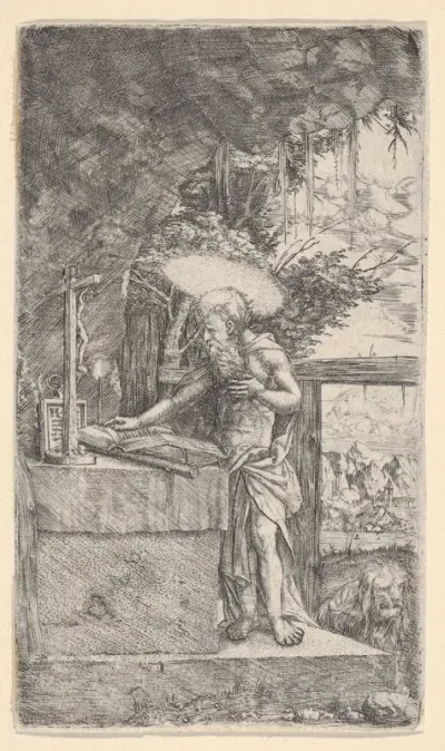 Saint Jerome Reading