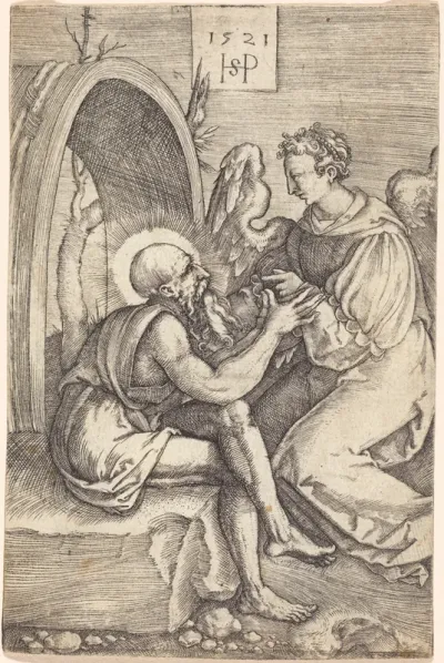 Saint Jerome with the Angel