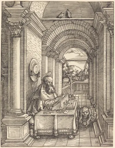 Saint Jerome Writing