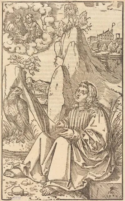 Saint John in a Landscape