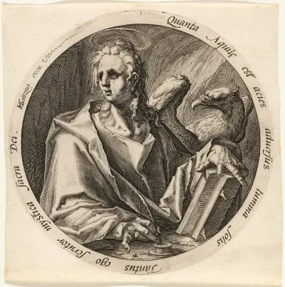 Saint John, plate four from The Four Evangelists