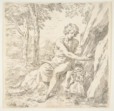 Saint John the Baptist in the desert