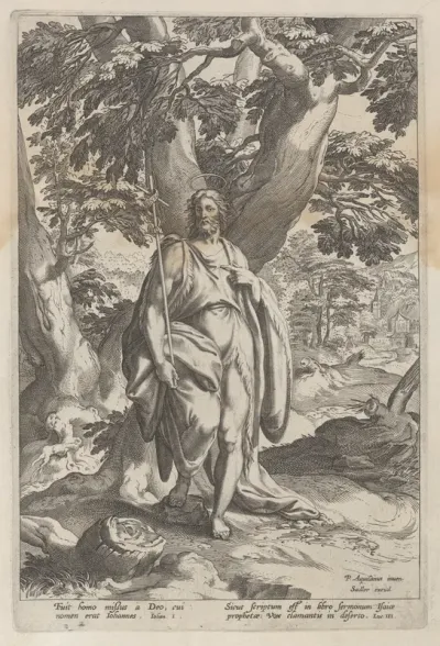 Saint John the Baptist in the wilderness