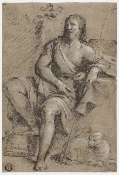 Saint John the Baptist or Christ the Good Shepherd