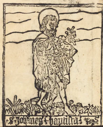 Saint John the Baptist [recto]