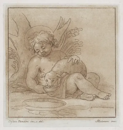 Saint John the Baptist with a lamb