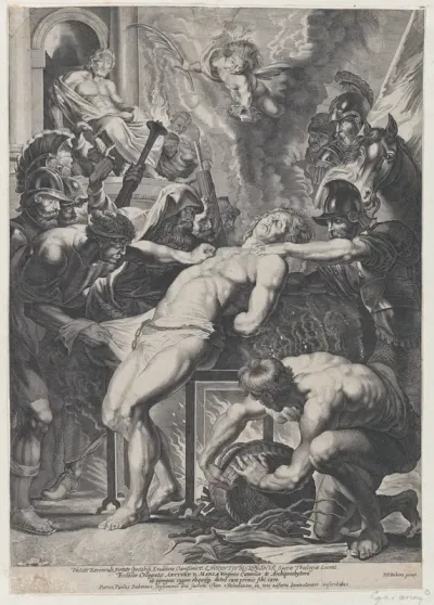 Saint Lawrence at the Stake