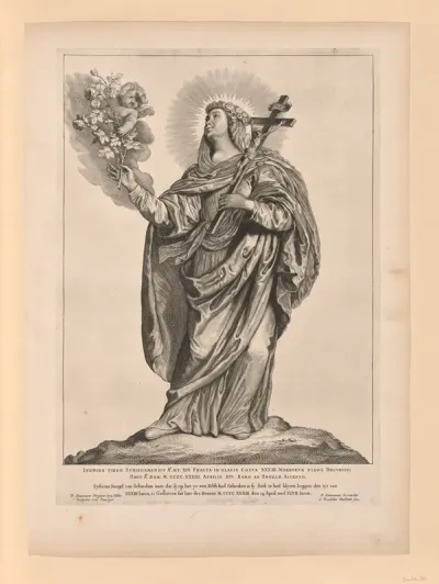 Saint Liduina, from Saints of the North and South Netherlands