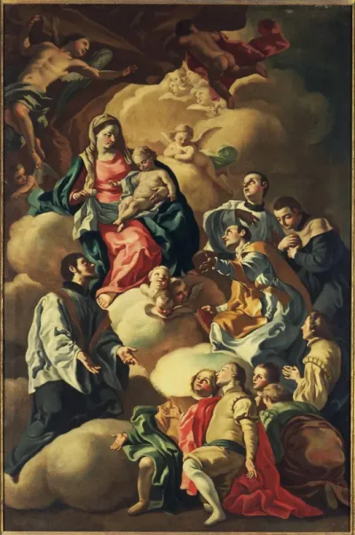 Saint Louis de Gonzaga in Glory