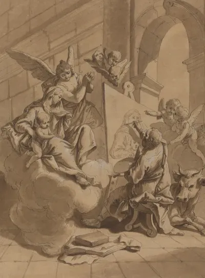 Saint Luke Painting the Virgin