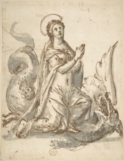 Saint Margaret and the Dragon