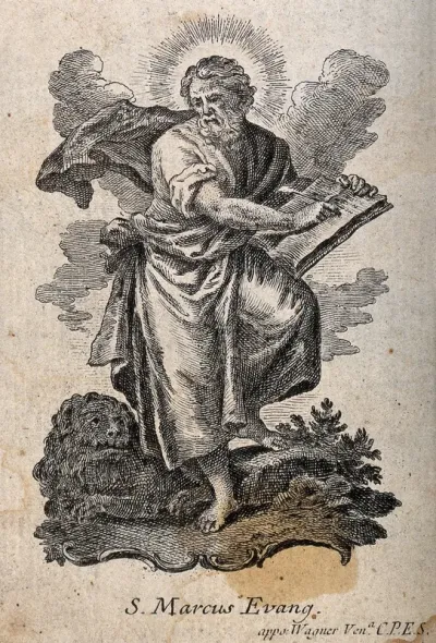 Saint Mark. Etching
