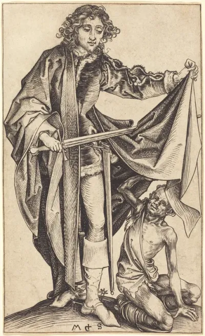 Saint Martin Dividing His Cloak