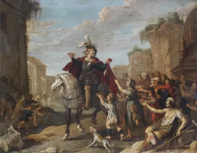 Saint Martin dividing his cloak