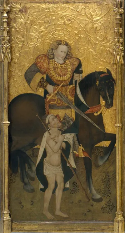 Saint Martin Sharing his Cloak
