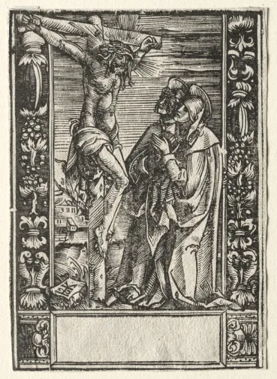 Saint Mary and Saint John Before the Cross