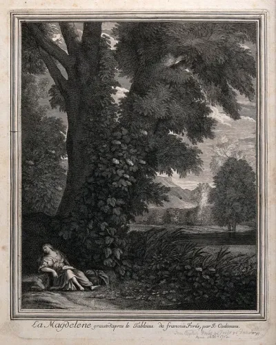 Saint Mary Magdalen in a landscape