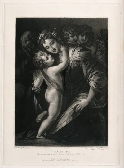 Saint Mary (the Blessed Virgin) and Saint Joseph with the Christ Child