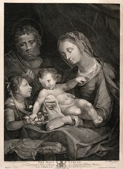Saint Mary (the Blessed Virgin) and Saint Joseph with the Christ Child and Saint John the Baptist